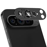 ZXZone for Google Pixel 10 Pro カメラフィルム アルミ合金製＋AR高透過率強化ガラス ZXZone ピクセル10 Pro レンズ保護 カメラカバー レンズ保護 フィルム 防爆裂 ・耐衝撃・スクラッチ防止・露出オーバー防止・ケースに干涉なし (1枚 ブラック, Pixel 10 Pro)