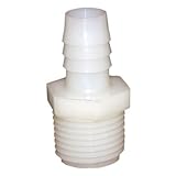 LASCO 19-9673 Barb Fitting Adapter with 5/8-Inch Insert and 1/2-Inch Male Pipe Thread, Nylon by LASC