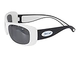 BanZ Sunglasses for Juniors (6 to 10 Years, Black/White Flexerz) by Banz