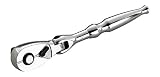 KTC(ケーテーシー) 9.5mm (3/8インチ) コンパクトフレックス ラチェットハンドル BRC3F