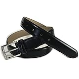 [長沢ベルト工業] 姫路スムースレザーベルト 30mm 寛ぎリラックスレザーシリーズ (BK) ブラック