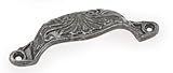 Laurey 58306 96Mm Classico Hammered Cup Pull, Antique Pewter by Laurey