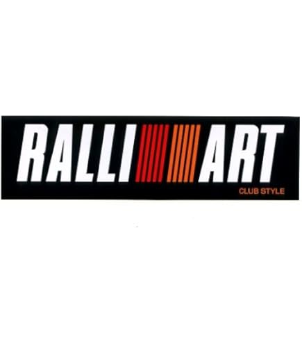 Amazon.co.jp: RALLI ART(ラリーアート)ステッカー大 : 車＆バイク 