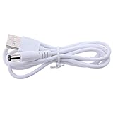 Fenteer 小型電子機器用　USB 3Aオス→5.5x2.5mm オス 充電器　DC供給電源ケーブル　全5サイズ - 1メートル