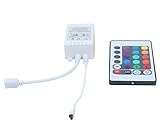 niceeshop(TM) 5050 3528 LED ストリップライト用24ボタンワイヤレス RGB　 LED　IRリモート12Vディマーコントローラー