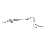 Stanley Hardware CD8440 4' Zinc Plated Hook & Eye [並行輸入品]