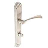 Sparta Harco Salix WCドアハンドルサテンニッケルEcospot、1パック、KL 015