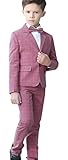 EOZY キッズ スーツ 男の子 子供服 子供 フォーマル スーツ ジャケット ズボン ワイシャツ 蝶ネクタイ 4点セット 入学式 卒業式 110