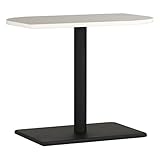 arne ダイニングテーブル 机 幅90 奥行き60 高さ70 日本製 デスク 食卓テーブル デザインテーブル Leaf9060D WHW×BK