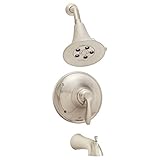 Speakman SM-10030-P-BN Chelsea Shower Head with Diverter Tub Spout and Pressure Balance Valve Shower