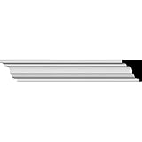 Ekena Millwork MLD01X01X01ED Edinburgh Traditional Smooth Crown Molding, 7/8-Inch x 5/8-Inch x 96 1/