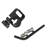 NICEYRIG 15mmロッドクランプ チューブクランプ カメラロッドクランプ 1/4''-20ネジ付き フォローフォーカス用 ショルダーサポートマイク用 EVF用 カメラケージに対応-473