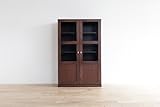 【リビング収納棚 キャビネット サイドボード】 ボレロ80-3段 ウォールナット