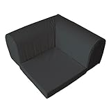 アンダーバー 低反発コーナーソファー システマ L型タイプ単品 レザーブラック