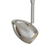 WAC Lighting QF-LED173X6-BN Forza LEDme Quick Connect Fixture with 6-Inch Extension, Brushed Nickel 