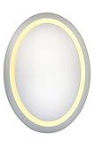 調光機能付き3000 K LEDエレクトリックミラー楕円形 23" Width x 30" Height MRE-6019 1