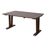 大川家具 天然木ナラ材ダイニングシリーズ 幅150ダイニングテーブル ブラウン SNS16336013