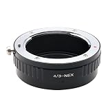 Toileum 4/3-NEXマウントアダプターリング オリンパスFour Thirds 4/3マウントレンズに対応 NEX Eマウントカメラボディーに対応 α6700 α7CII ZV-E10 NEX-7 NEX-6 NEX-5N NEX-3カメラ用アダプターリング 無限遠実現 マニュアルフォーカスレンズアダプターリング ﻿