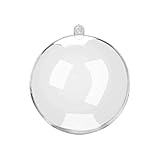 20cm 透明 中空ボールギフトボックス装飾透明プラスチック 充填可能ボール クリスマスツリーペンダント