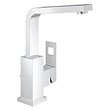 グローエ　洗面用水栓　【23 135 00J】　ユーロキューブ シングルレバー洗面混合栓(引棒付)