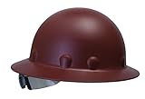 Fibre-Metal by Honeywell P1ASW12A000 Roughneck Full Brim Hard Hat with Swing Strap Reversible Ratche