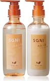 スグニ SGNI 浸透ツヤ髪シャンプー本体 ＋ 浸透ツヤ髪トリートメントセット 各400ml 【 ケラチン アミノ酸 ペプチド 】