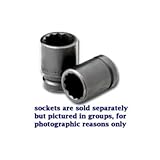 SK Hand Tool 35430 12 Point 3/4-Inch Drive Thinwall Impact Socket, 15/16-Inch [並行輸入品]