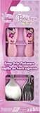 Zak Design Minnie Mouse MMCX-3180 Easy Grip Flatware-Spoon and Fork Set, Pack Of 6 by Zak Designs [並