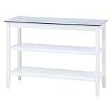 不二貿易 キッチンカウンターテーブル ステン 幅120×奥行45cm ホワイト 13258