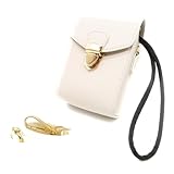 【ノーブランド】 合皮 デジカメ ケース ・ Panasonicとの互換性あり ルミックス用 DC-TZ95 DC-TZ90 に適合 (= TZ95 TZ90 に適合) 収納 保護 ランドセル キャリー ポーチ (白) [並行輸入品]