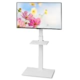 【32-55型推奨】アイリスオーヤマ テレビ台 テレビスタンド 32型 40 50 55インチ ハイタイプ TV台 スタンドテレビ台 UTS-600R-W ホワイト