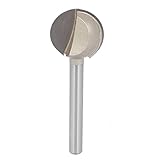 Hommy　ルータービット　カッター　超硬　2 - フルート　ボールエンド　６ミリシャンク径　２２ミリ切削径