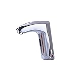 Rozin 流し台 洗面器用 じゃぐち クロムめっき 自動センサーの蛇口 混合水栓