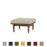 コサイン プラットオットマン ウォルナット ライトグレー OT-01NW-MJ-18