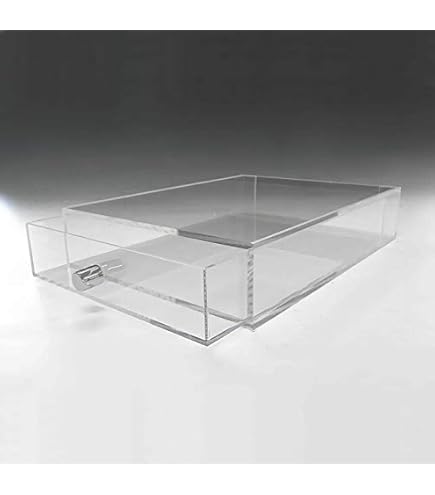 Amazon | とうめい館 収納 引き出し式 アクリルケース 透明 A2サイズ