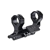 UNITYタイプLPVOオプティックスコープ30mmQDリングマウント45度マウンRMRレッドドットT1 T2 M5 H1 H2 (Black)