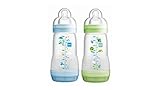 MAM BIBERON ANTICOLIQUE Africa Bleu Lot de 2 T騁ine D饕it 2 (2 x 260 ml)