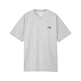 [ザノースフェイス] 半袖 カットソー Tシャツ ショートスリーブバックスクエアーロゴティー NT32447 ミックスグレー XL