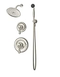Symmons 5405-STN-TRM Degas Shower/Hand Shower Trim with Lever Handle, Satin [並行輸入品]