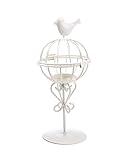 niceeshop ( TM ) Candlestick Candle Stands鳥かごSquareキャンドルスティックキャンドルホルダー ホワイト 6025779439657