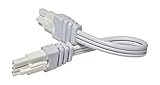 American Lighting LUC-EX6-WH 6-Inch Jumper (Linking) Cable for LED Contrax Undercabinet Fixtures, Wh