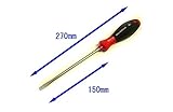 ドイツ製　ドライバー　-　マイナス　6.5ｍｍ　302-6.5-150　赤/黒　DAIKITOOL
