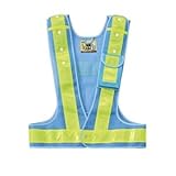 多機能ベスト(青/黄) (メッシュ部：青・反射部：黄)【代引不可】