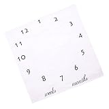 Lovoski 新生児　ベビーシャワー　出産祝い　記念写真用毛布　プレイマット　ブランケット　毛布　全2パタン - スタイル2