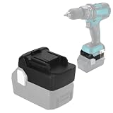 アルチザンツール【日本ブランド】マキタ18V工具変換アダプター 黒(日立 HiKOKI 18Vバッテリーが使用可能に) 対応BSL1860、BSL1850、BSL1840、BSL1830、BSL36A18、BSL36B18など バッテリー別売り