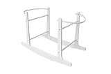 Cuddles Collection Rocking Moses Basket Stand (White) by Cuddles Collection