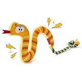 AUSCAT 小型犬 中型犬 犬おもちゃ ロープ 噛むおもちゃ 犬用ぬいぐるみ 音が出る ひっぱりっこ 子犬 蛇