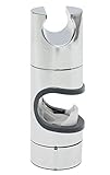 Bathfirst シャワーヘッド スライド シャワーヘッドホルダー シャワーフック 汎用 直径18-25mmに対応 角度を調節できる ABS樹脂