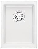 Blanco BL440146 Silgranit BlancoPrecis Single Medium Bowl, White [並行輸入品]