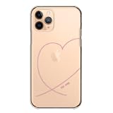 Xperia 5 IV SO-54C SOG09 A204SO 用 ケース エクスペリア5IV カバー スマホケース 全機種対応 ハード ハート 透明 ピンク